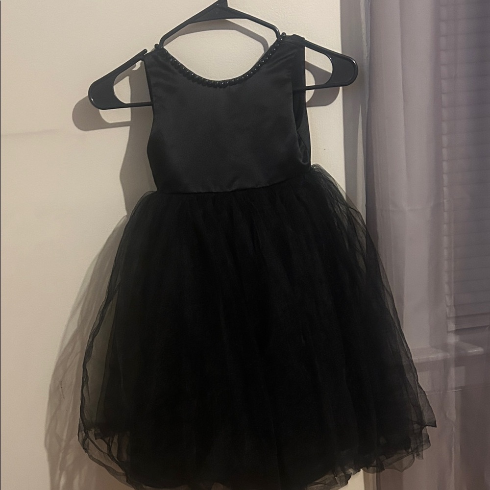 Elegant Black Tulle Dress